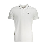 Fila White Cotton Mens Polo Shirt