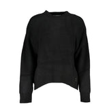 Patrizia Pepe Black Acrylic Women's Turtleneck Sweater