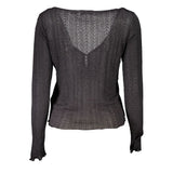 Guess Jeans Grigio Viscosa Women Cardigan