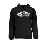 Vans Nero Cotton Men Hooded Sweatshirt