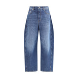 Givenchy Blue Cotton Relaxed Fit Jeans