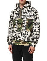 Dolce & Gabbana Multicolor Hooded DGMania Sweatshirt Sweater