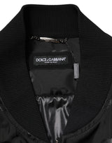 Dolce & Gabbana Black Cargo Windbraker Logo Mania Jacket