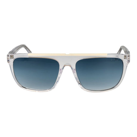 Guess Transparent Stainless Steel Sunglasses
