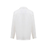 Gran Sasso White Linen Shirt