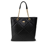 Dolce & Gabbana Black Leather Tote Bag