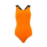 Dolce & Gabbana Orange Polyester One-Piece Swimsuit
