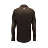 Dolce & Gabbana Brown Denim Shirt