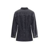 Marant Etoile Gray Cotton Denim Jacket