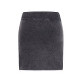 Alexander Wang Gray Cotton Mini Skirt
