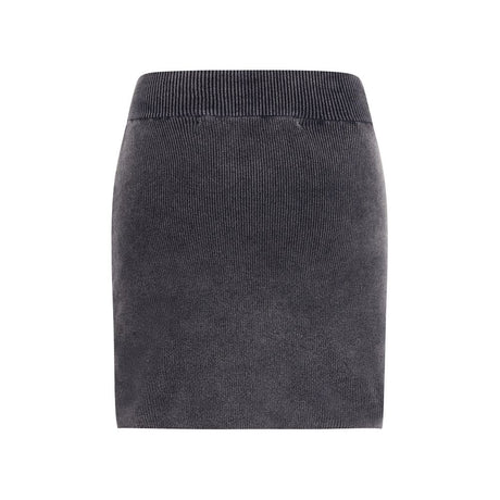 Alexander Wang Gray Cotton Mini Skirt