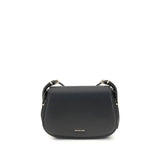 Michael Kors Black Calf Leather Bos Taurus Shoulder Bag
