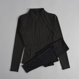 Long Sleeve Slim-Fit Fitness Jacket