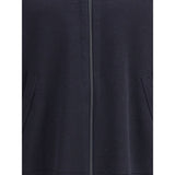 Thom Browne Blue Fleece Wool Cardigan