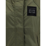 Ganni Bicolor Nylon Shell Jacket