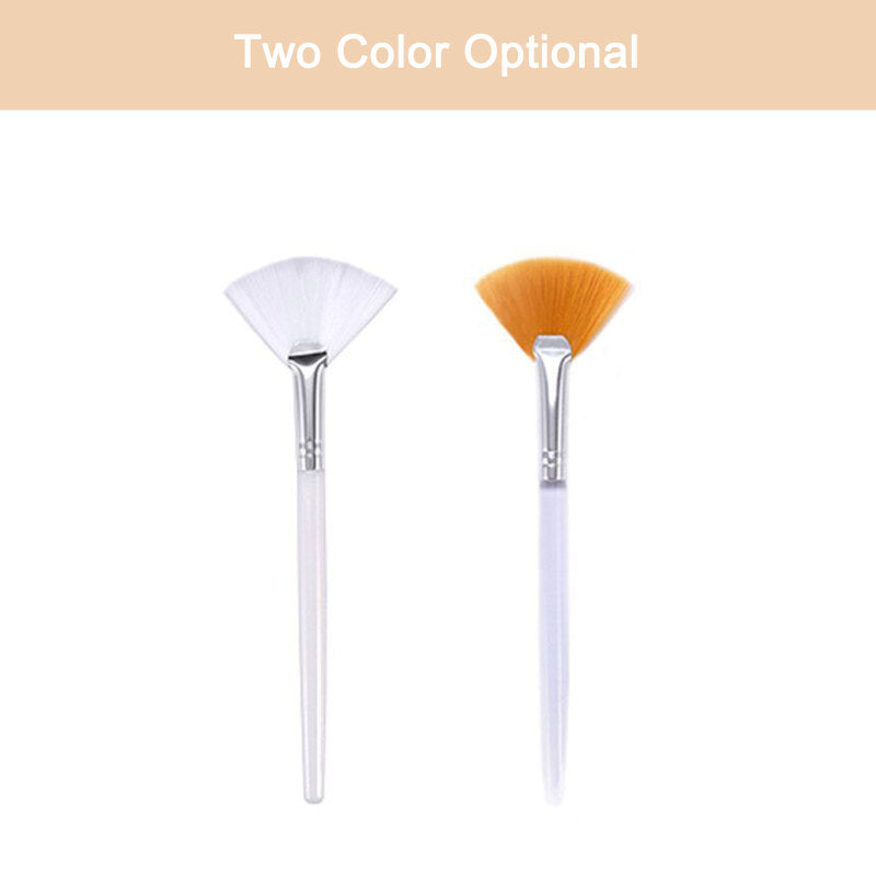 Portable Soft Fan Makeup Brush Tool for Face