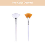 Portable Soft Fan Makeup Brush Tool for Face