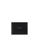 Saint Laurent Black Calf Leather Bos Taurus Wallet