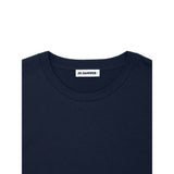 Jil Sander Blue Cotton T-Shirt