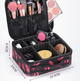 Fashion Lips Makeup Bag for Women - Portable Organizer