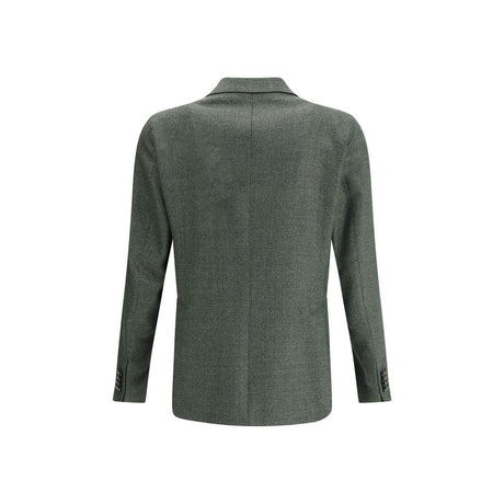 Tagliatore Bicolor Fleece Wool Blazer