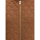 Fabiana Filippi Brown Fleece Wool Sleveless Jacket