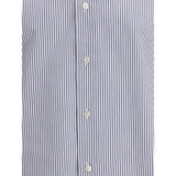 Finamore Blue Cotton Pattern Shirt