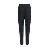 Fabiana Filippi Black Acetate Casual Pants