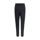 Fabiana Filippi Black Acetate Casual Pants