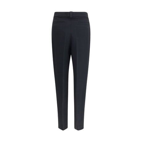Fabiana Filippi Black Acetate Casual Pants