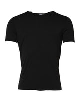 Dolce & Gabbana Black Modal Men Crew Neck Underwear T-shirt