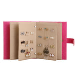 Jewelry Box Organizer with Display Book and Portable Design
