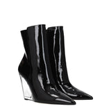 Stuart Weitzman Black Leather Ankle Boots