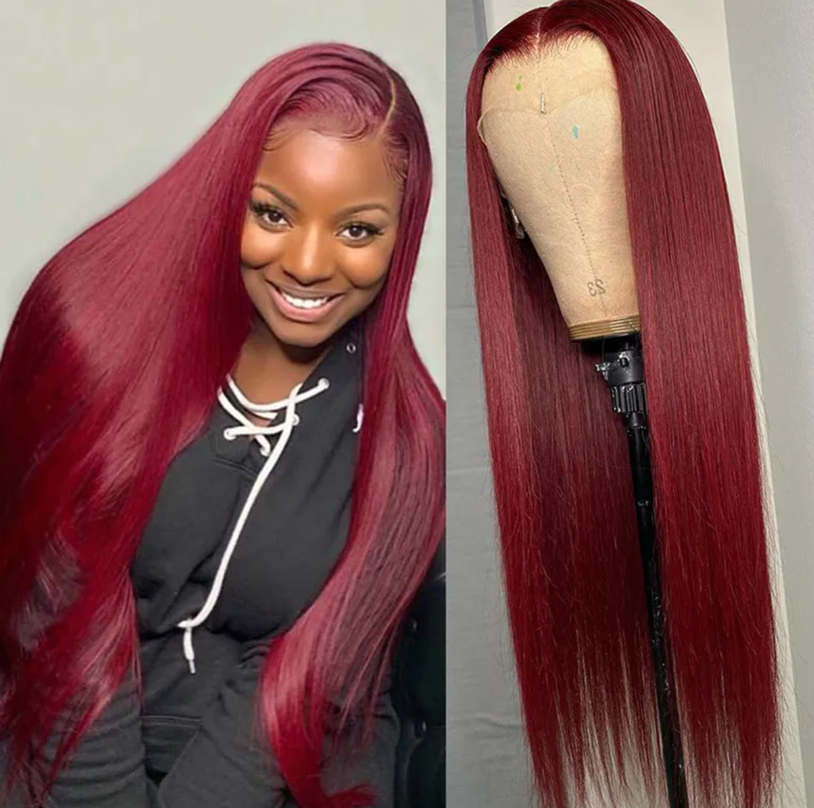 Full Lace Long Straight Human Hair Wig