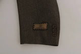 Dolce & Gabbana Brown Single Breasted Wool Suit