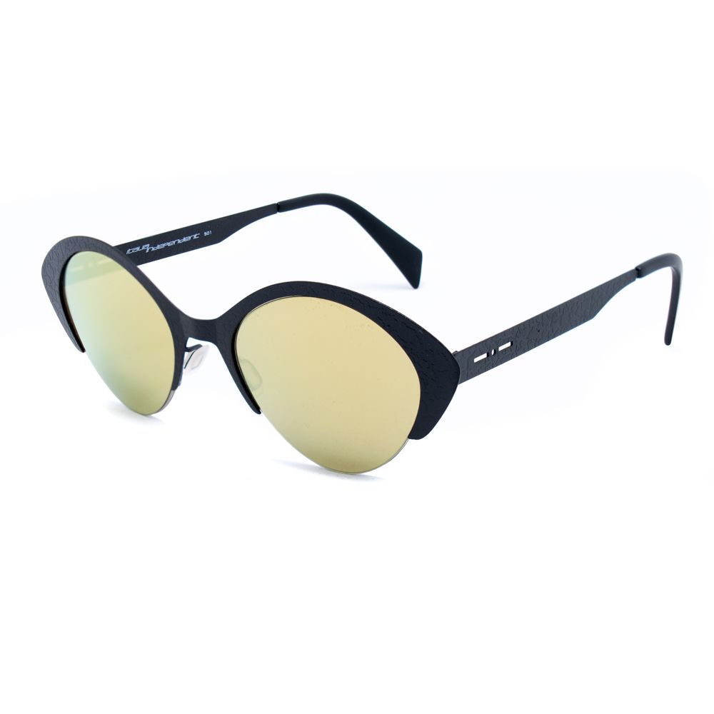 Italia Independent Black Metal Sunglasses