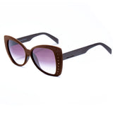 Italia Independent Brown Acetate Sunglasses