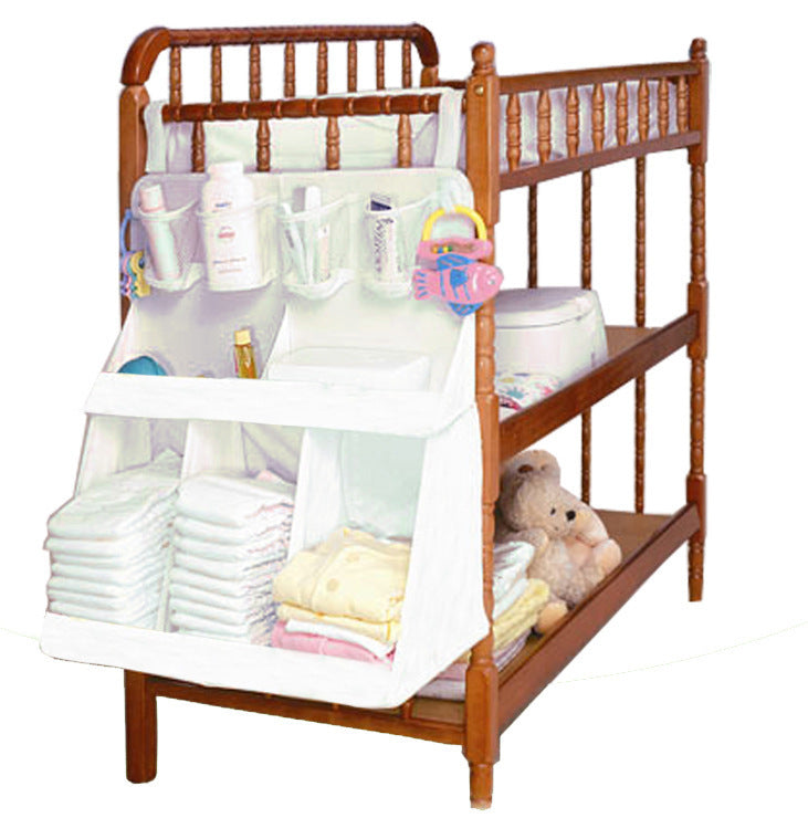 Baby Crib Hanging Storage Bag with 3D Design