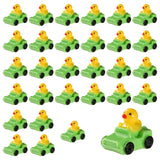 30pcs Ducks in a Car Resin Car Duck Set Funny Mini Car Ducks Unique Rubber Ducks Small Animal Tiny Ducks Car Dashboard Decor Micro Landscape Duck