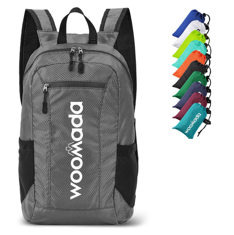 WOOMADA 16L Ultra Lightweight Packable Water Resistant Travel Hiking Backpack Daypack Handy Foldable Camping Outdoor Backpack