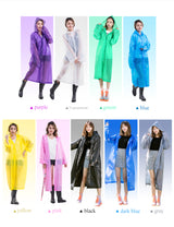 Thick Waterproof Hooded Raincoat for Outdoor Hiking