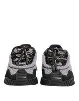Dolce & Gabbana Black Gray NS1 Low Top Sneakers Shoes