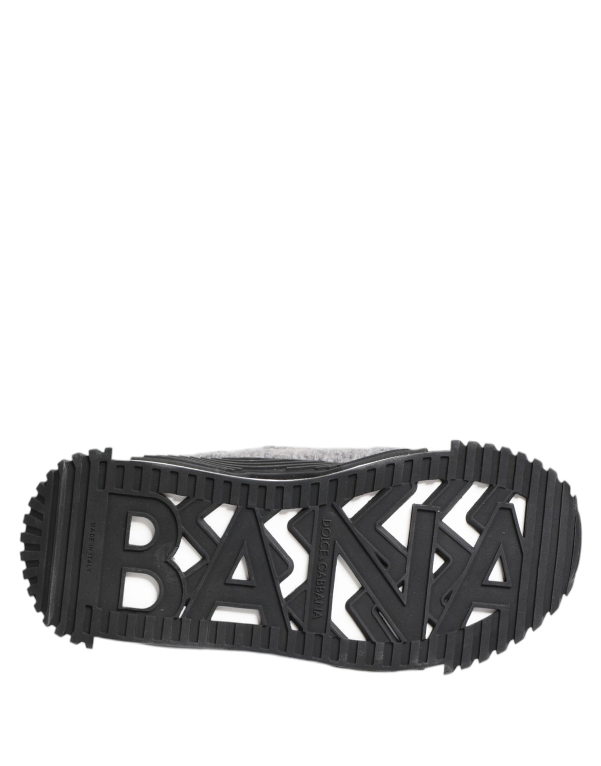 Dolce & Gabbana Black Gray NS1 Low Top Sneakers Shoes