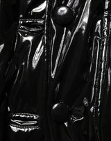 Dolce & Gabbana Polyester Black Quilted Puffer Coat  Jacket