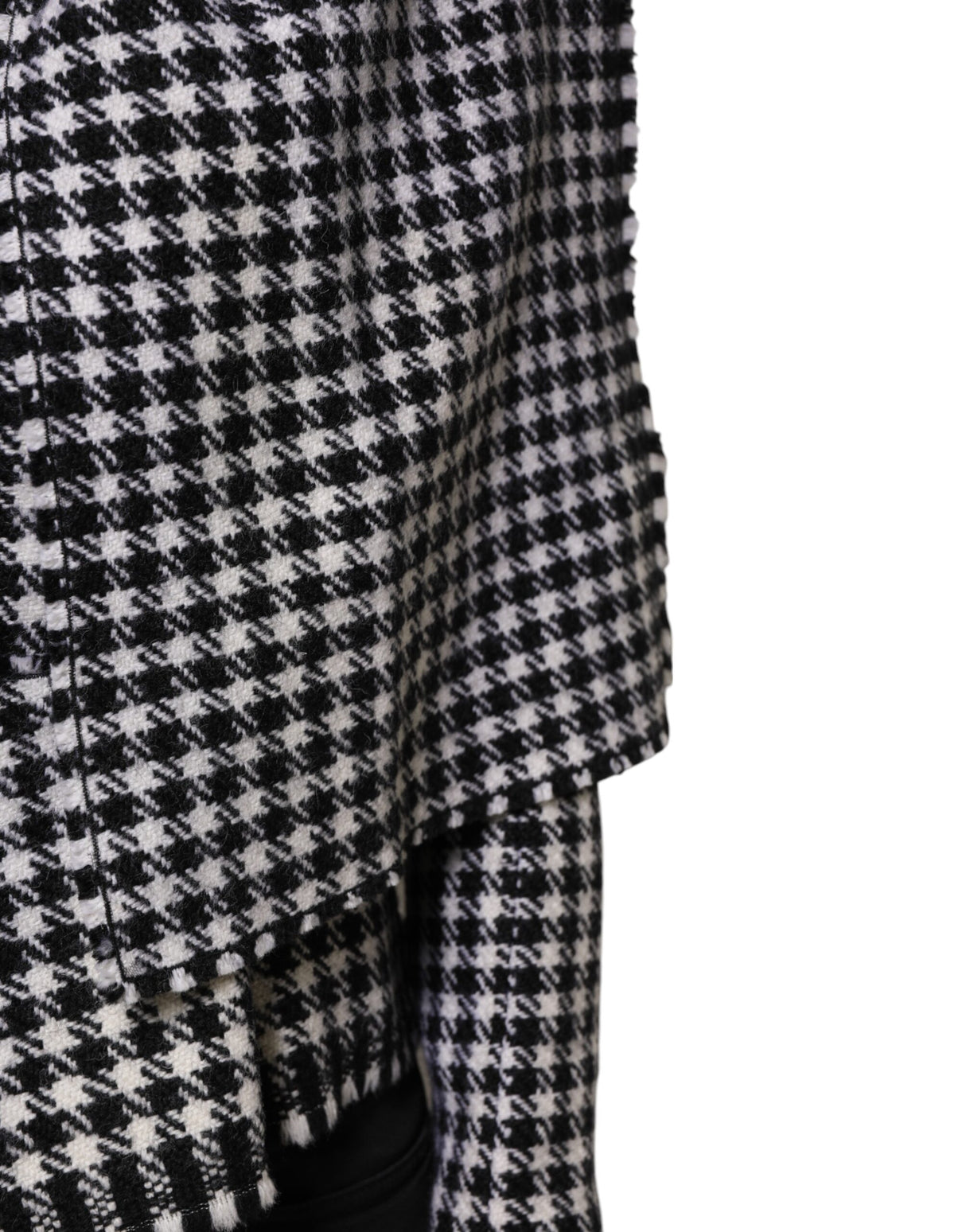 Dolce & Gabbana Multicolor Wool Monochrome Patterned Jacket