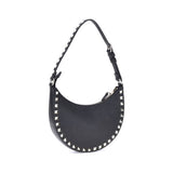 Valentino Garavani Black Calf Leather Bos Taurus Shoulder Bag