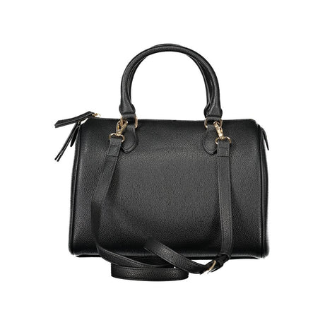 Mario Valentino Black Polyurethane Women's Bag