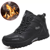 Men's High-Top Anti-Slip Hiking Shoes for Outdoors