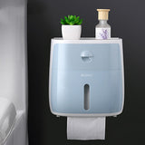 Tissue Box and Bathroom Storage Organizer Shelf