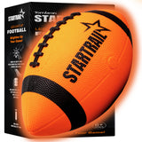 TOMLEON Glow in The Dark Football | LED Light-Up Football Size 6 with 3 Extra Batteries and Pump for Kids & Teens Ages 8-15+ | Outdoor Fun for Evening Play Camping & Beach Games
